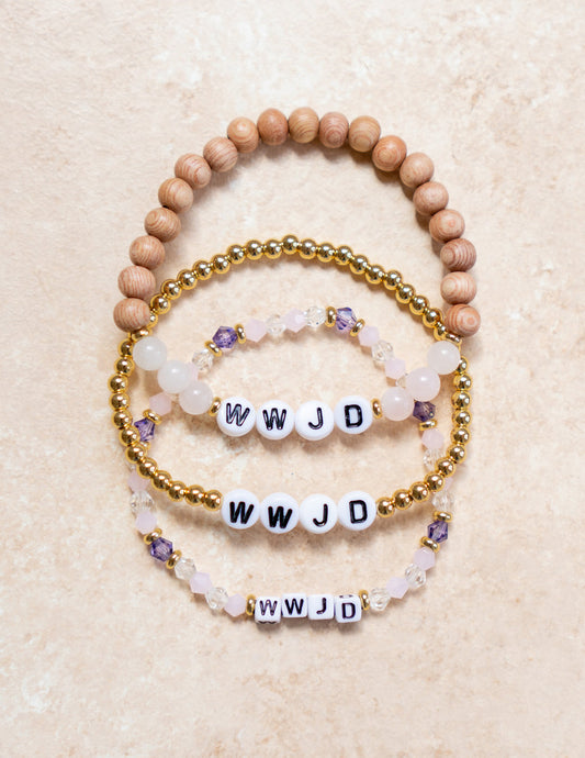 WWJD Letter Bracelet