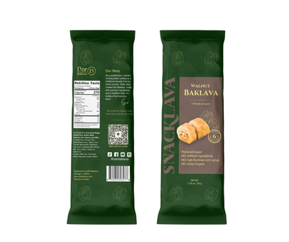 Baklava Walnut - Snacklava® | 20 Packs