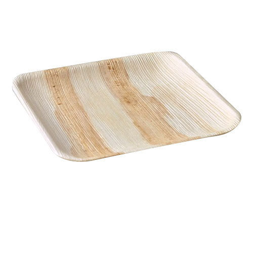 Palm Leaf Plates Square Dinner ALL SIZES Plates 4"-10" Inch (Set of 100/50/25)
