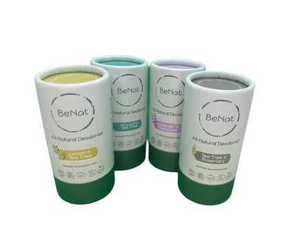 All Natural, Plastic-Free Deodorants