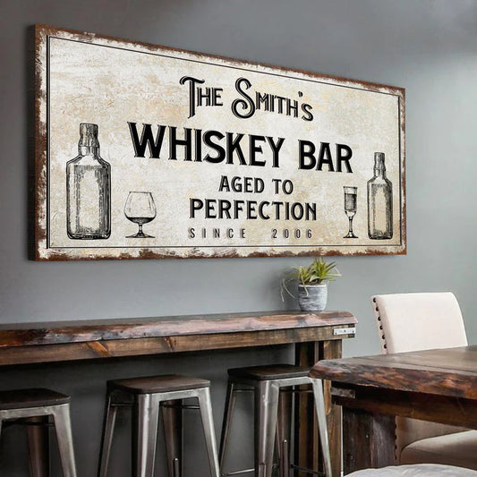 Whiskey Bar Sign III