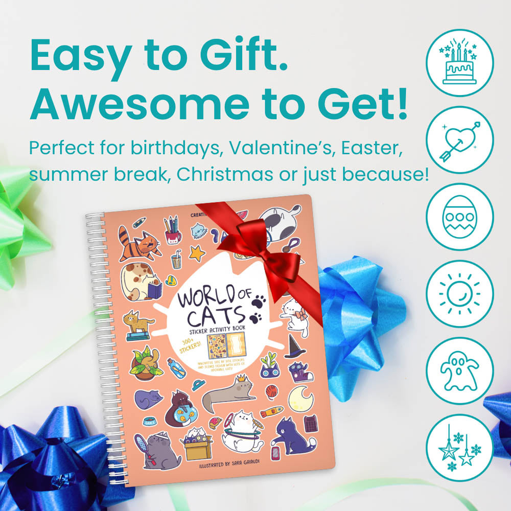 World of Cats Sticker Book