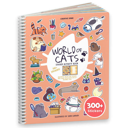 World of Cats Sticker Book