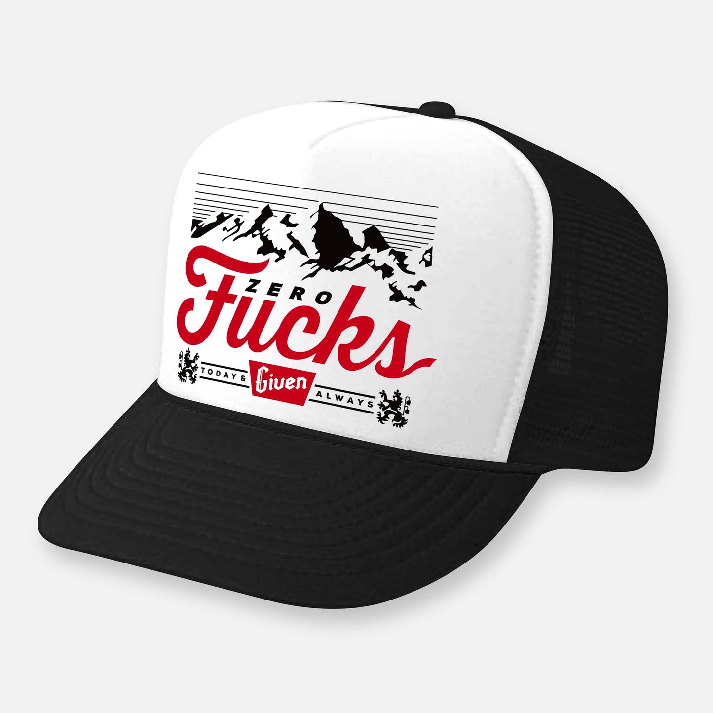 ZERO FUCKS ROCKY MOUNTAIN HAT