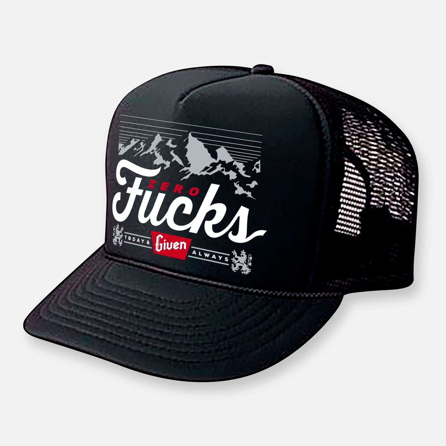 ZERO FUCKS ROCKY MOUNTAIN HAT
