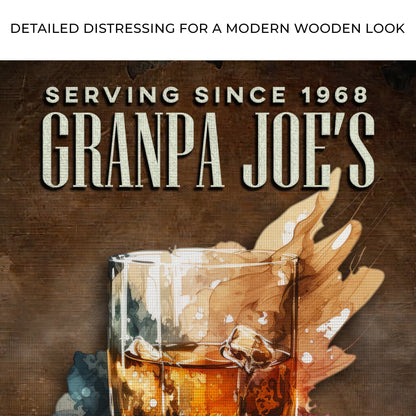 Only The Finest Whiskey Bar Sign