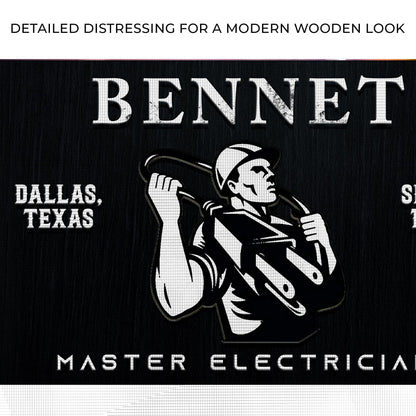 Master Electrician Sign