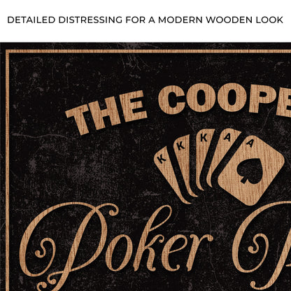 Invitation Only Poker Room Sign