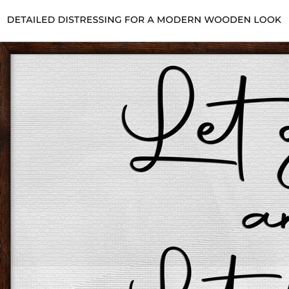 Let go And Let God Sign