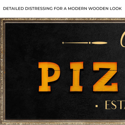 Wood Pizzeria Sign