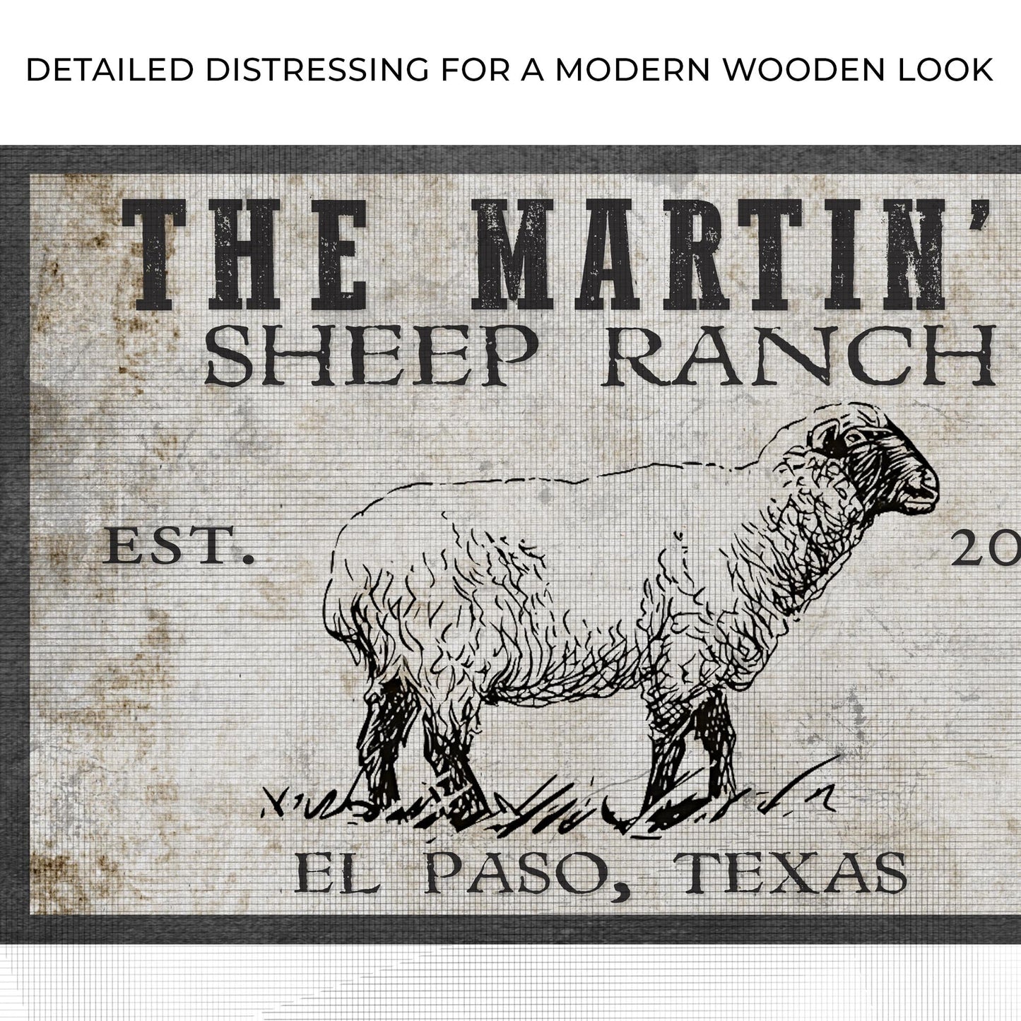 Sheep Ranch Sign II