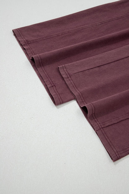 Mineral Wash Cargo Patched Utility Sweatpants