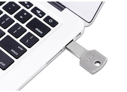 Ultra-Thin Waterproof Metal Key USB Drive
