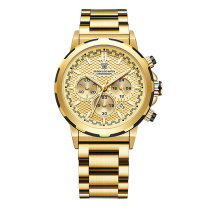 Classic Multifunction Steel Watch