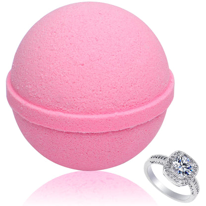 Love Potion Bath Bomb with Jewelry Ring Inside