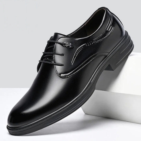 Men's Black Leather Formal Shoes