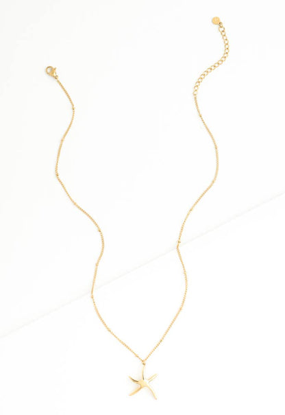 Starfish Hope Necklace in Gold