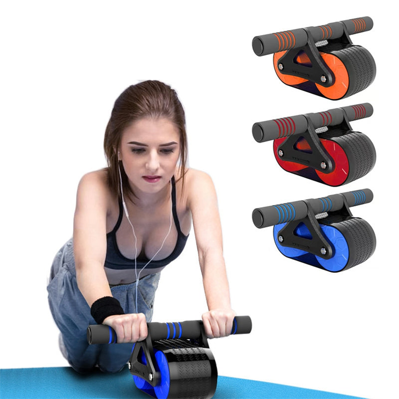 Double Wheel Ab Roller with Rebound