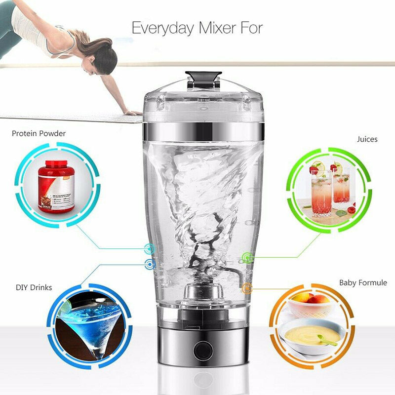 Electric Protein Shake Stirrer USB Charging Shaker Cup