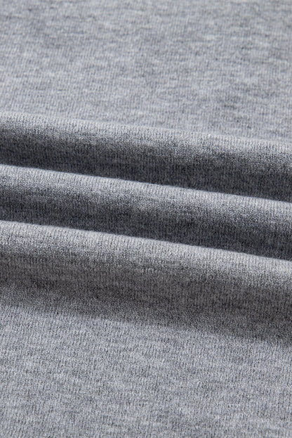 Varsity Stripe Contrast Trim V-Neck Sweater