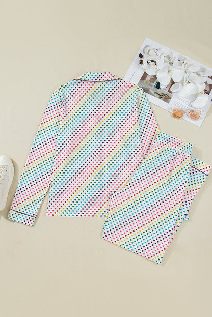 Valentine Heart Top and Pants Pajama Set