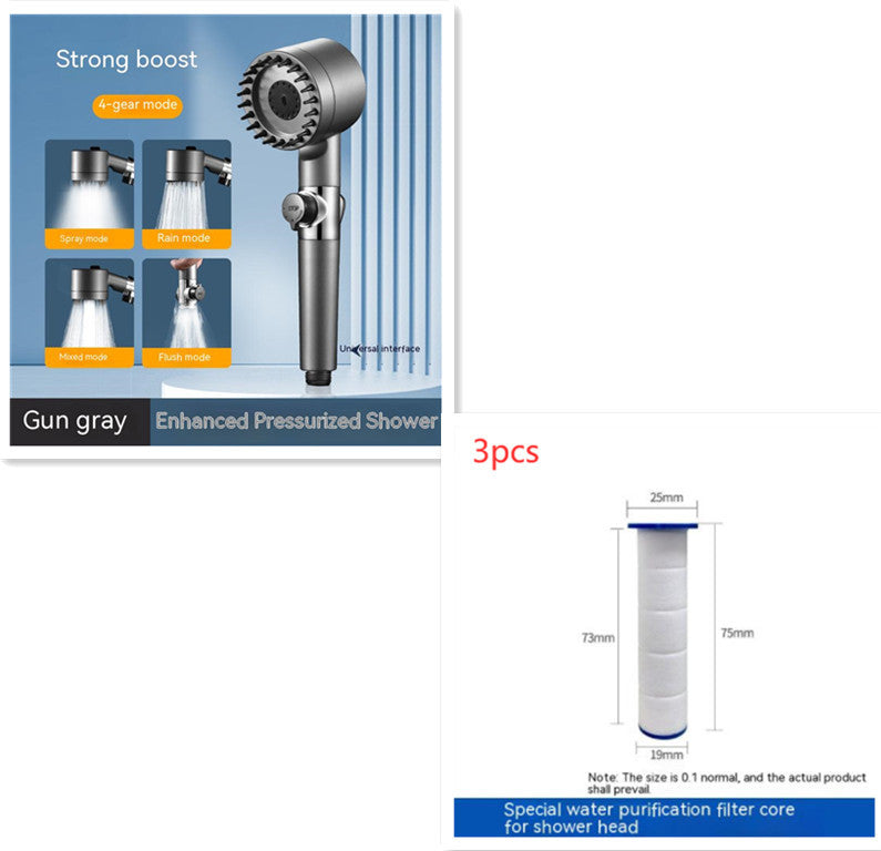 Adjustable Supercharged Shower Head