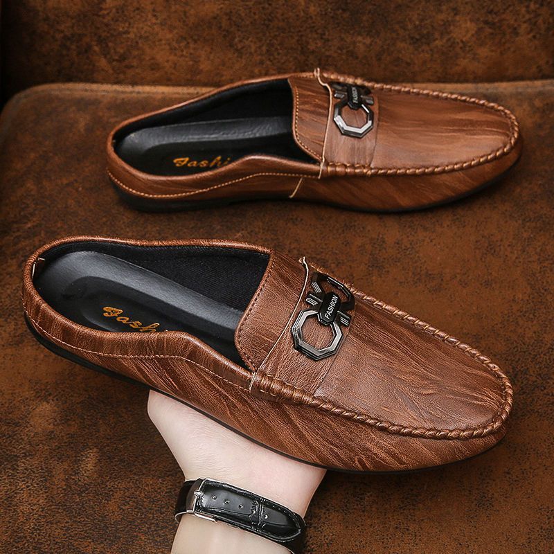 Men's Closed Toe Slip-On Leather Loafers