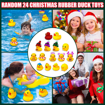 24 Days Christmas Advent Calendar, Ducks Bath Toy