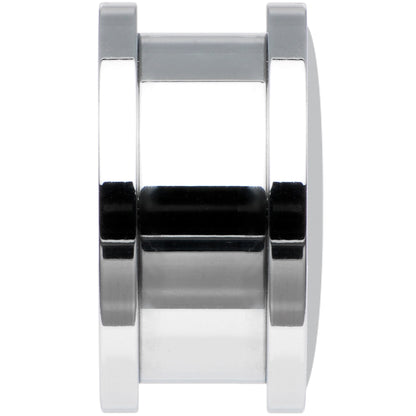 Pink Green Plaid Heart Skull Steel Screw Fit Plug Set 18mm