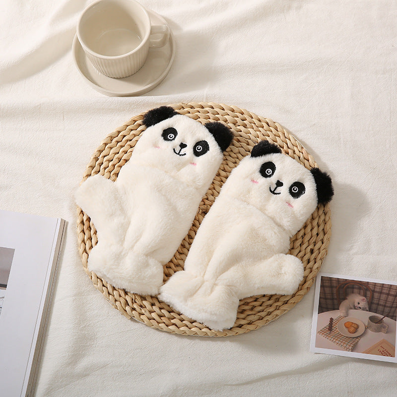 Cartoon Versatile Fleece-lined Warm Gloves