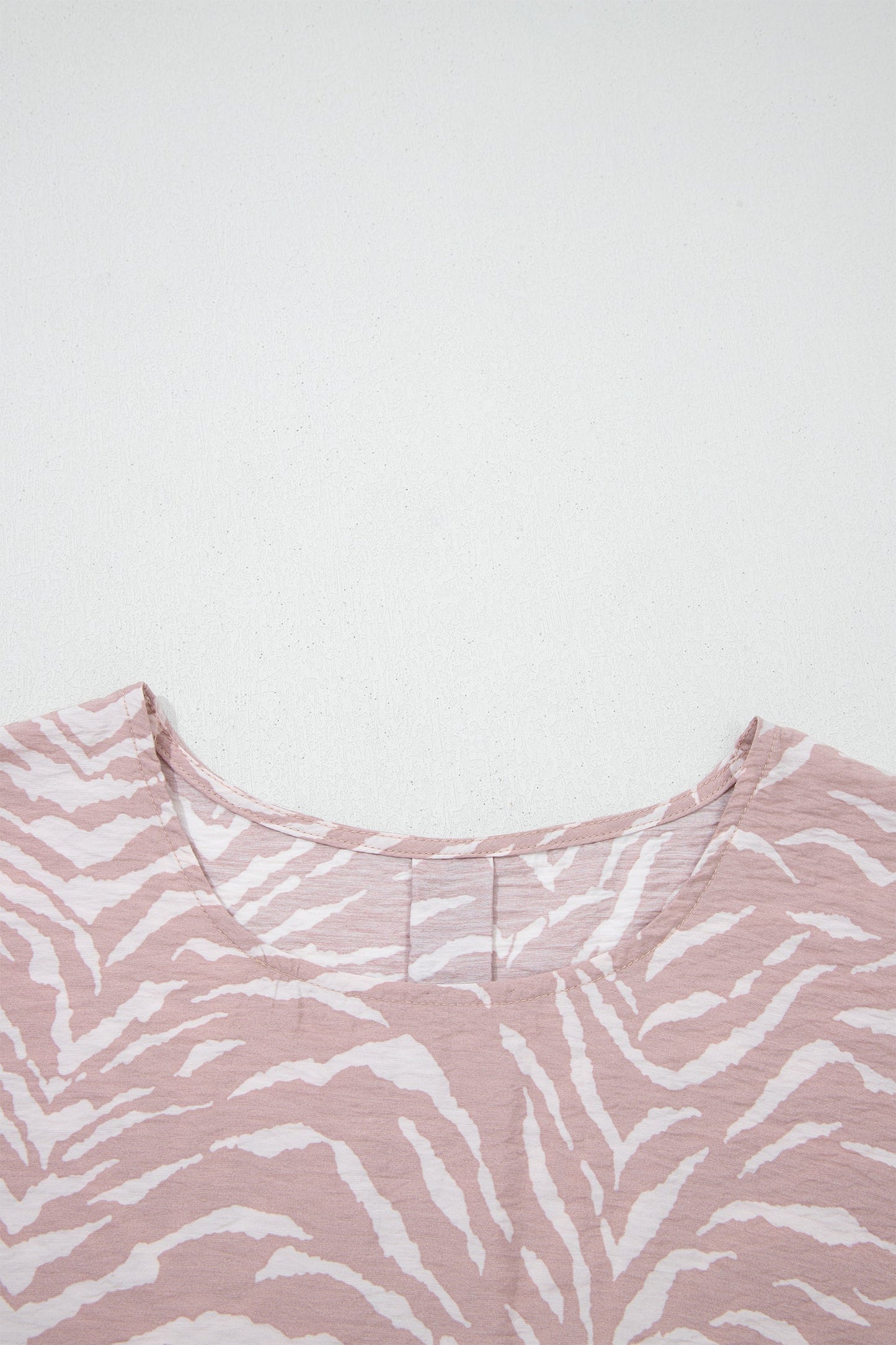 Abstract Cuff Top & Shorts Loose Set