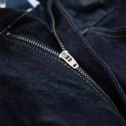 New Women's Hemming Sleeve Denim Jacket Coat Trousers
