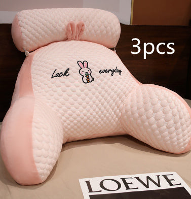 Fluffy Triangle Reading Cushion Lumbar Support