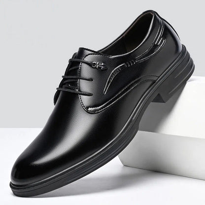 Men's Black Leather Formal Shoes