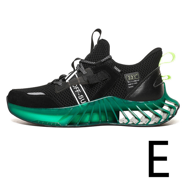 Men's Casual Youth Single Net Shoes Colorful Sports Tide