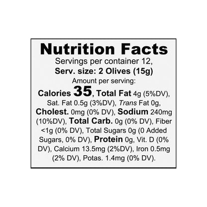 Organic Kalamata Large Pitted Olives - 13oz