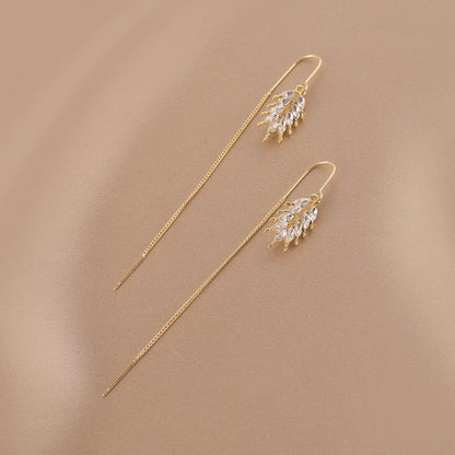 Rich Descendants Tassel Ear String Earrings