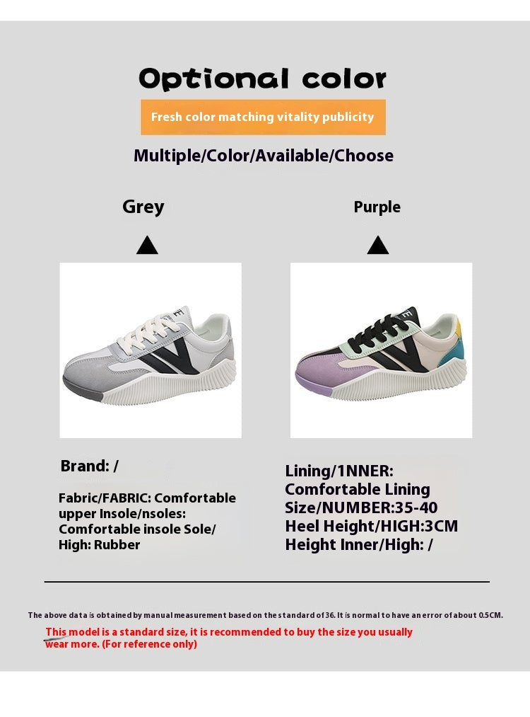 All-Match Thick Bottom Board Casual Shoes