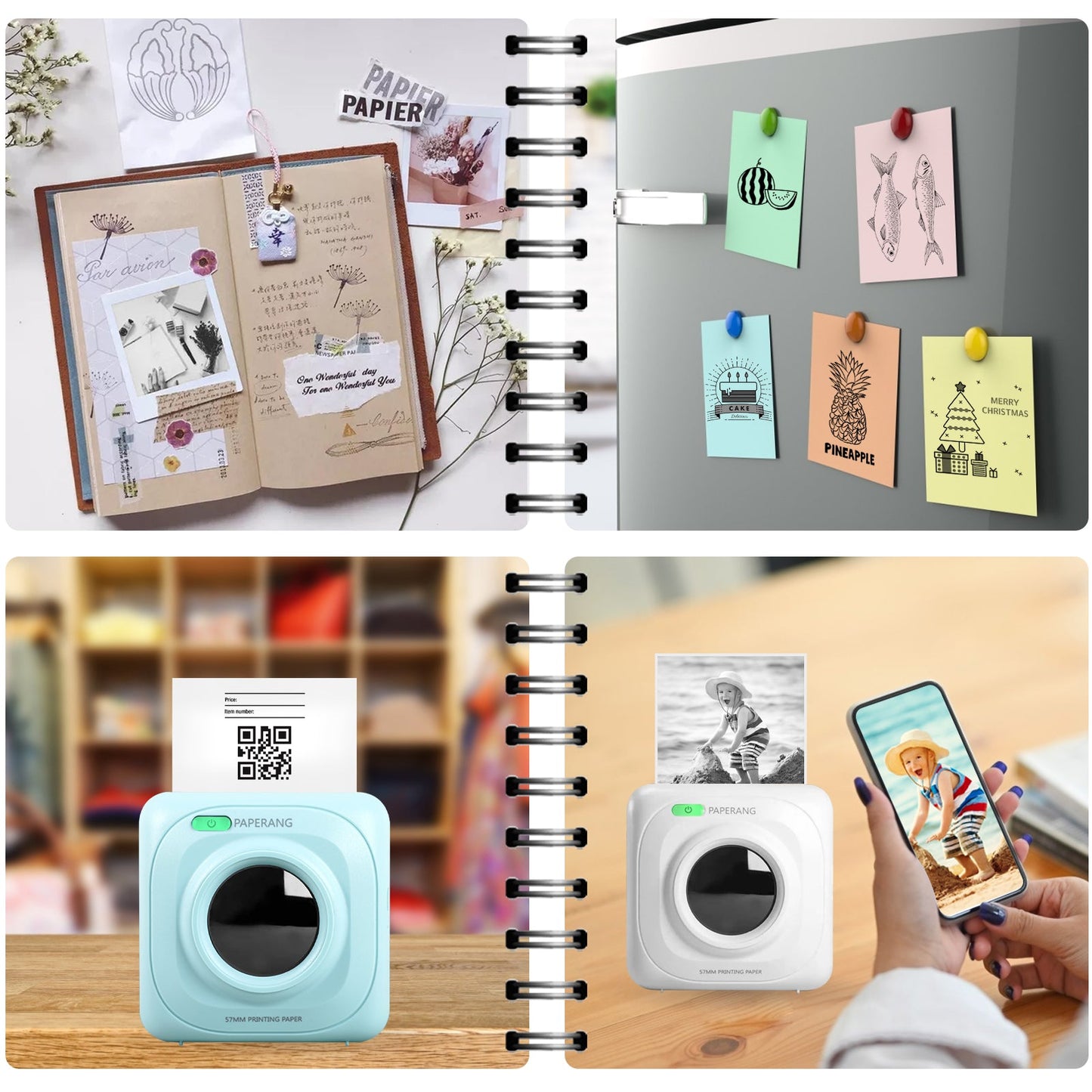 Pocket Bluetooth Thermal Label Printer for Smart Stickers