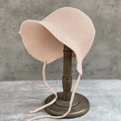 New Knitted Women's Back Slit Bucket Hat
