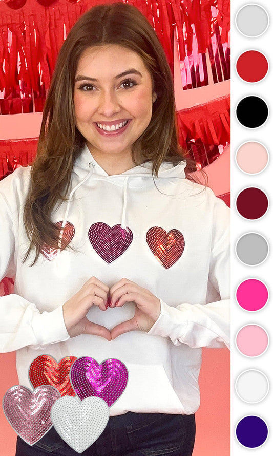 Sparkle Heart Hoodie