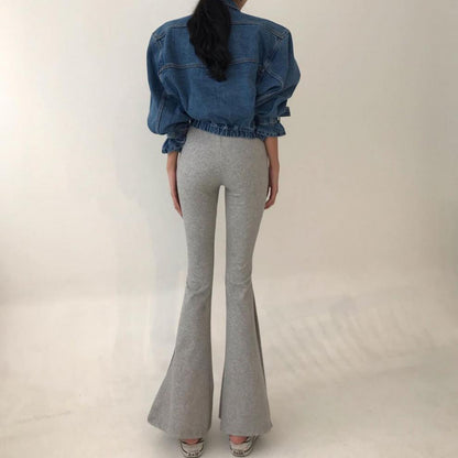 Fashion Short Personalized Denim Coat For Women