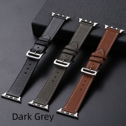 Casual Cow Leather Watch Strap