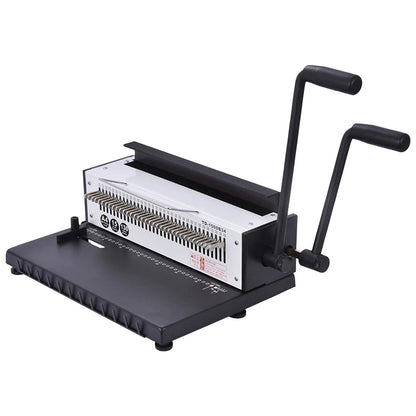 Adjustable Hole Punching Iron Ring Binding Machine