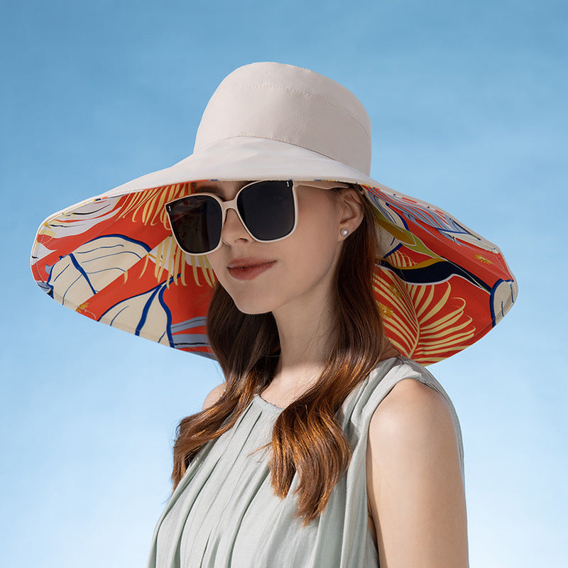 Double-sided Plus-sized Sun Hat