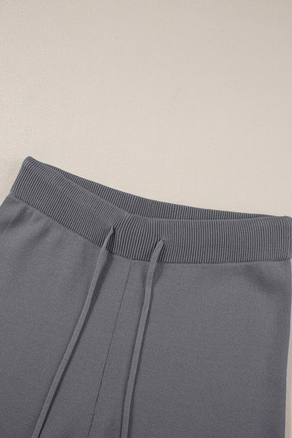Contrast Trim Half Sleeve Top & Drawstring Pants