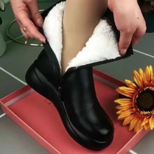 British Style Retro Middle Flat Boots