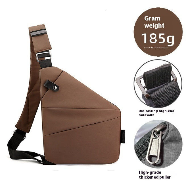 Men's Lightweight Nylon Crossbody Bag