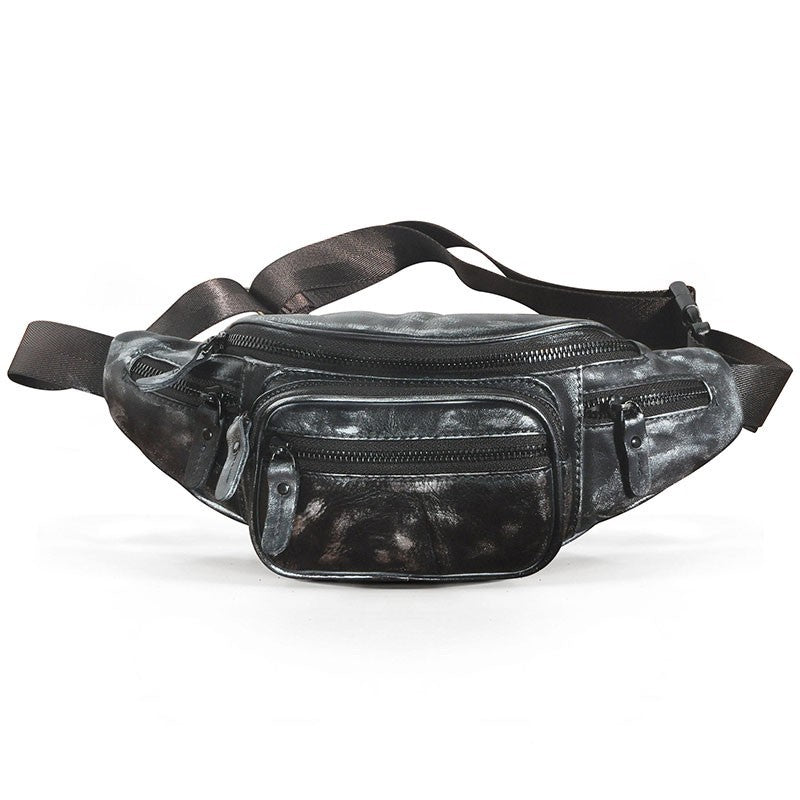 Large Capacity Retro Leather Messenger Bag