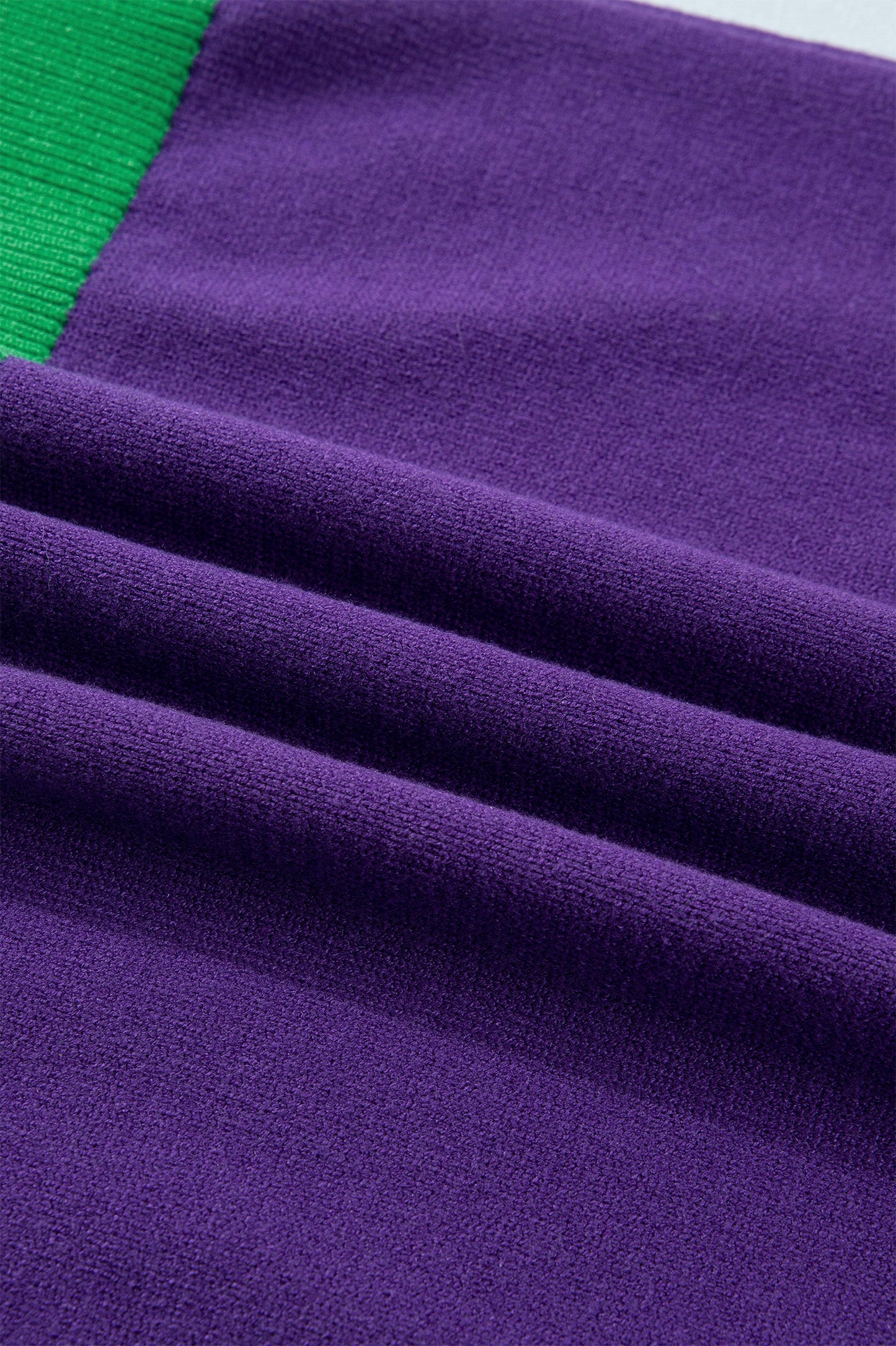 Mardi Gras Tinsel Graphic Short Sleeve Sweater